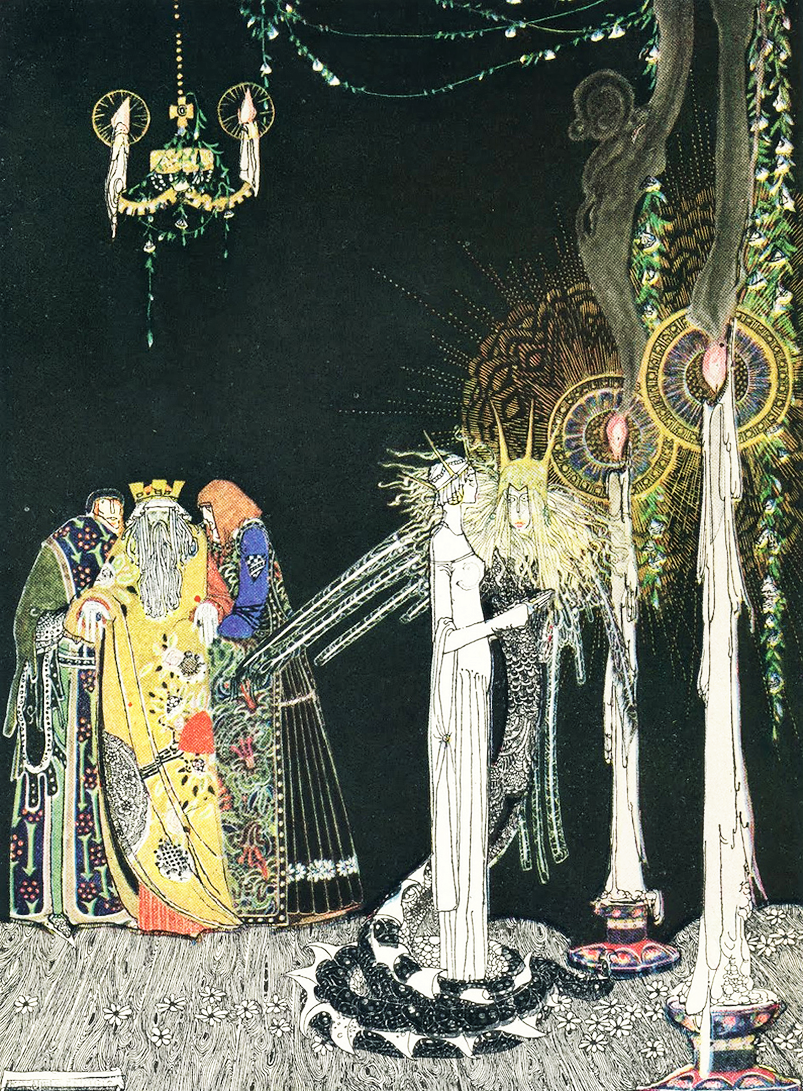 Fairytale & Folklore Stickers - Kay Nielsen, Dangerous Situations