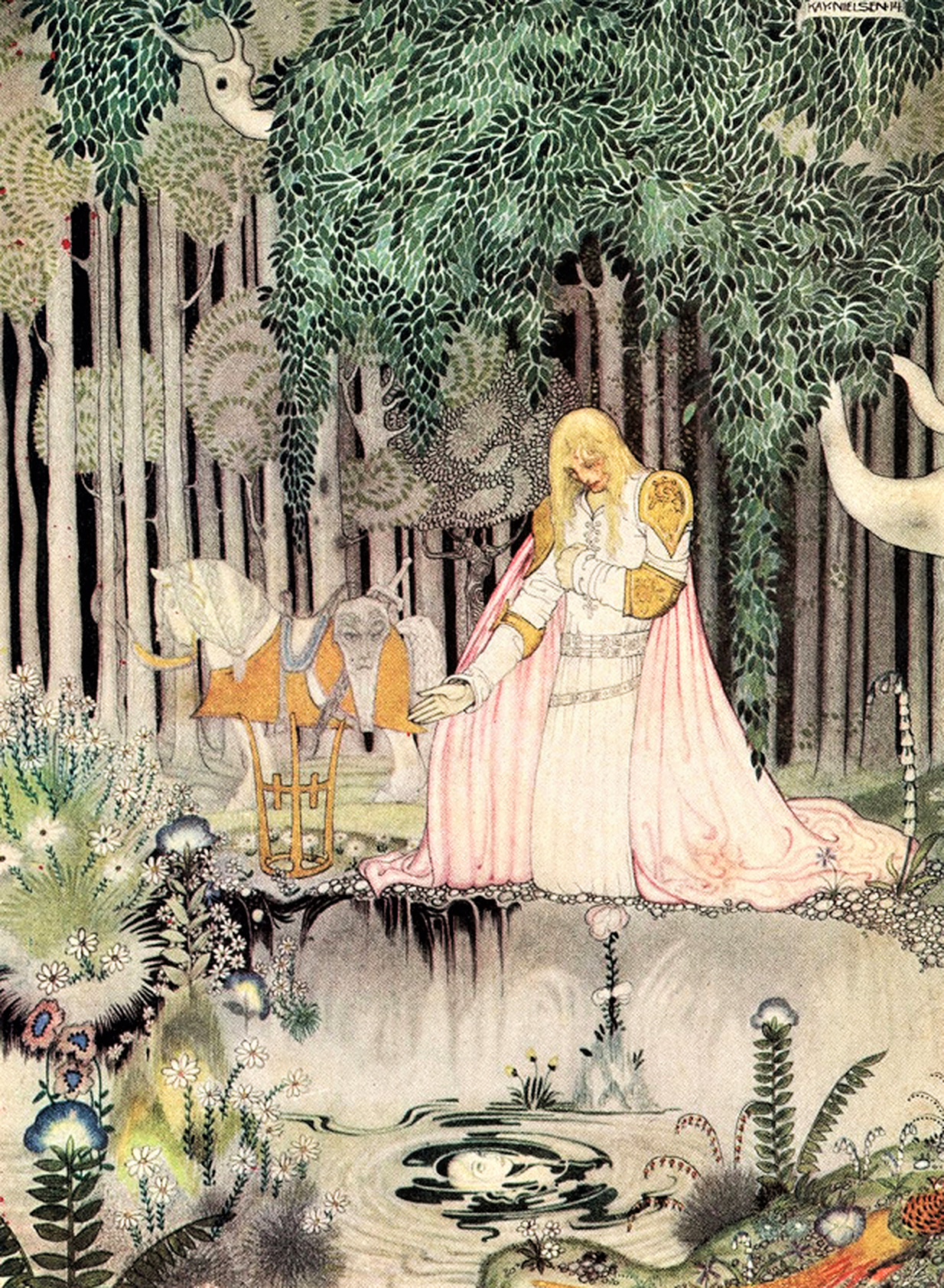 Fairytale & Folklore Stickers - Kay Nielsen, Romance