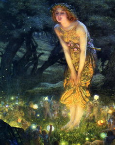 Fairytale & Folklore - Edward Robert Hughes, Midsummer