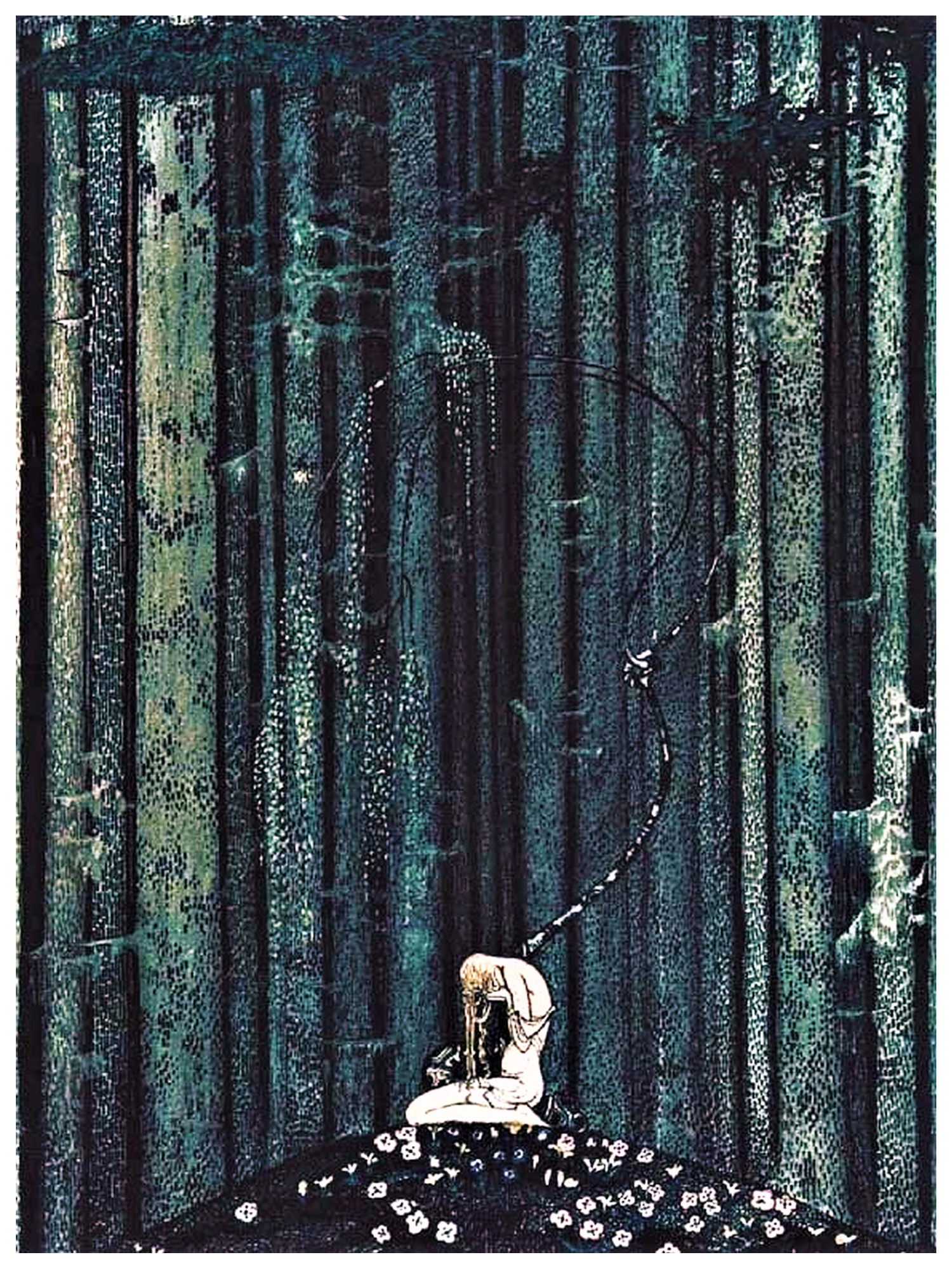 Fairytale & Folklore Poster - Kay Nielsen, East of the Sun West of the Moon, Gloomy Wood, 12X16