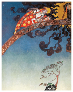 Fairytale & Folklore Poster - Kay Nielsen, East of the Sun West of the Moon, And Flitted Away, 8X10