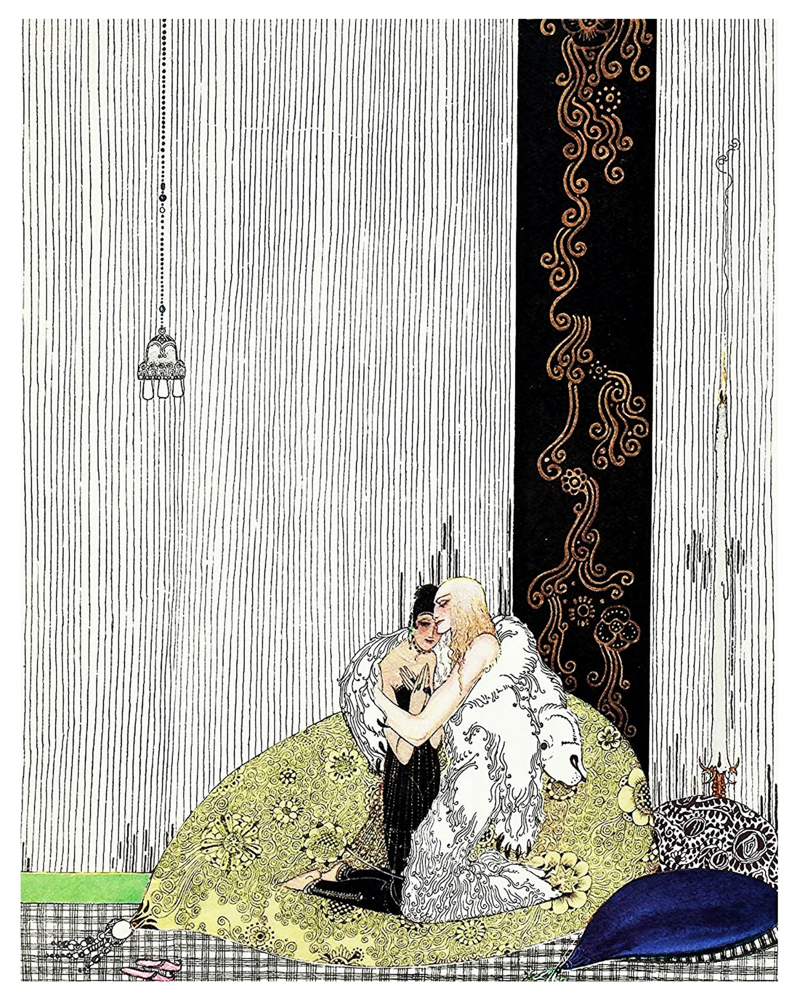 Fairytale & Folklore Poster - Kay Nielsen, The Lad in the Bearskin, 8X10