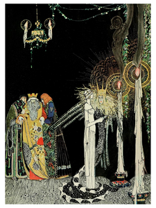Fairytale & Folklore Poster - Kay Nielsen, Prince Lindworm, 12X16