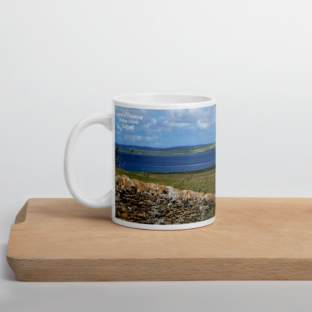 Island Time Mug - Slowly, Island of Graemsay, shop.orkneyology.com