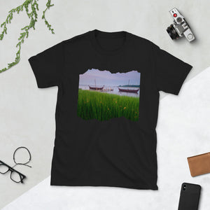 Viking Tee - Longships in a Peaceful Haven