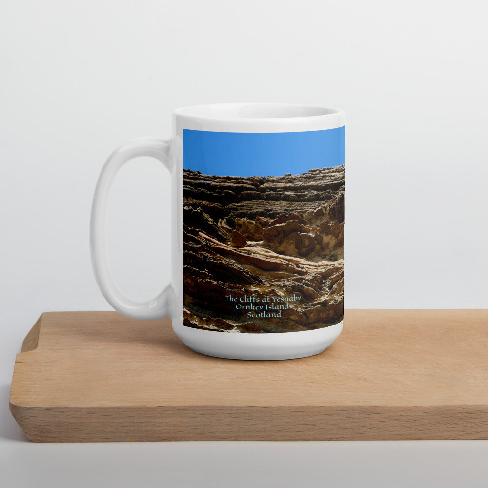 Island Time Mug - Trust, Yesnaby cliffs