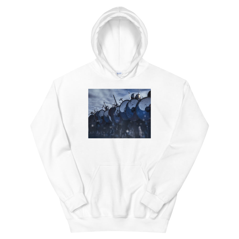 Viking Warriors with Shields - "Viking Strong" Unisex Hoodie