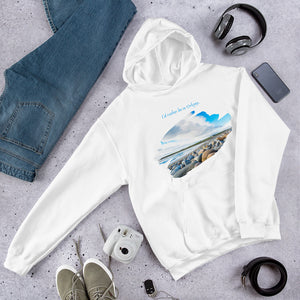 Orkney Islands Hoodie - "I'd rather be in Orkney" Beach Scene
